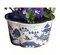 Mottahedeh Blue Canton Four Lobed Cachepot