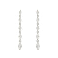 Etho Maria Diamond Drop Earrings in 18kt White Gold