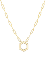 18" Mini Hexagon Foundation Paperclip Chain