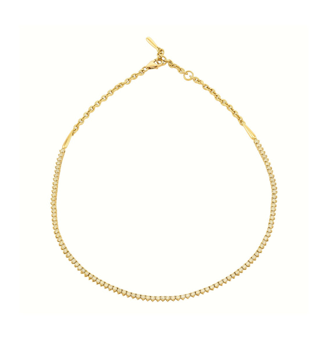 Etho Maria Diamond 16" Necklace in 18kt Yellow Gold