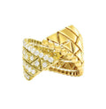 Etho Maria Wrap Diamond Ring in 18kt Yellow Gold