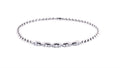 Hulchi Belluni "Tresore" Stretch Bracelet in 18kt White Gold with Pave Diamonds