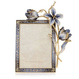 Jay Strongwater Margery Tulip 5" x 7" Frame - Delft Garden
