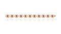 Goshwara "G-One" Ruby Bracelet with Diamonds