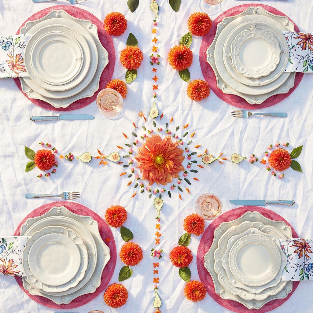 Charger/Platter Plate - Whitewash