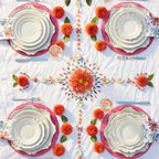 Charger/Platter Plate - Whitewash