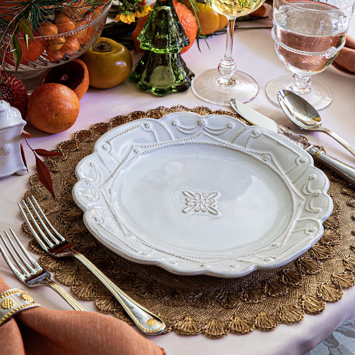 Dinner Plate - Whitewash