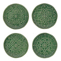 Side/Cocktail Plate Assorted Set/4 - Basil