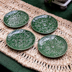 Side/Cocktail Plate Assorted Set/4 - Basil
