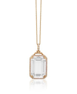 Goshwara "Gossip" Moon Quartz Pendant Necklace In 18kt Yellow Gold