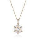 Goshwara "Queen" Diamond Hexagon Pendant Necklace in 18kt Yellow  Gold