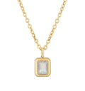 Limited Edition Opal & Diamond Pendant Necklace In 18kt Yellow Gold