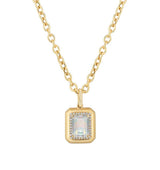 Limited Edition Opal & Diamond Pendant Necklace In 18kt Yellow Gold