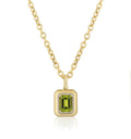 Goshwara Limited Edition Peridot & Diamond Stud Earrings In 18kt Yellow Gold
