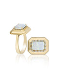 Goshwara Limited Edition Opal Ring In 18kt Yellow Gold
