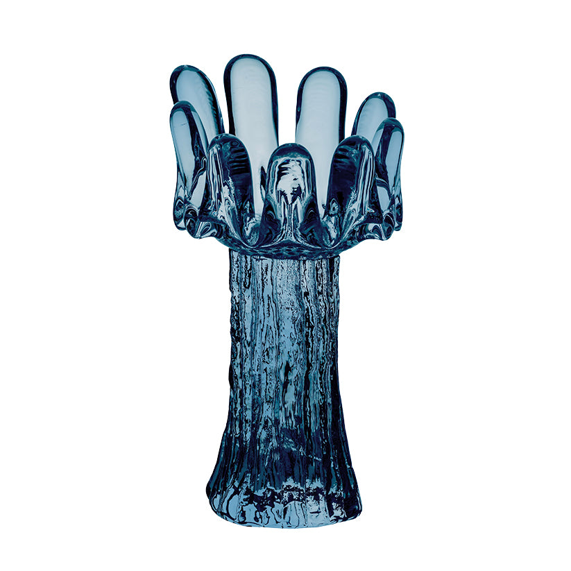 Kosta Boda Sunflower Large Votive, Blue