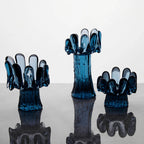 Sunflower Large Votive, Blue