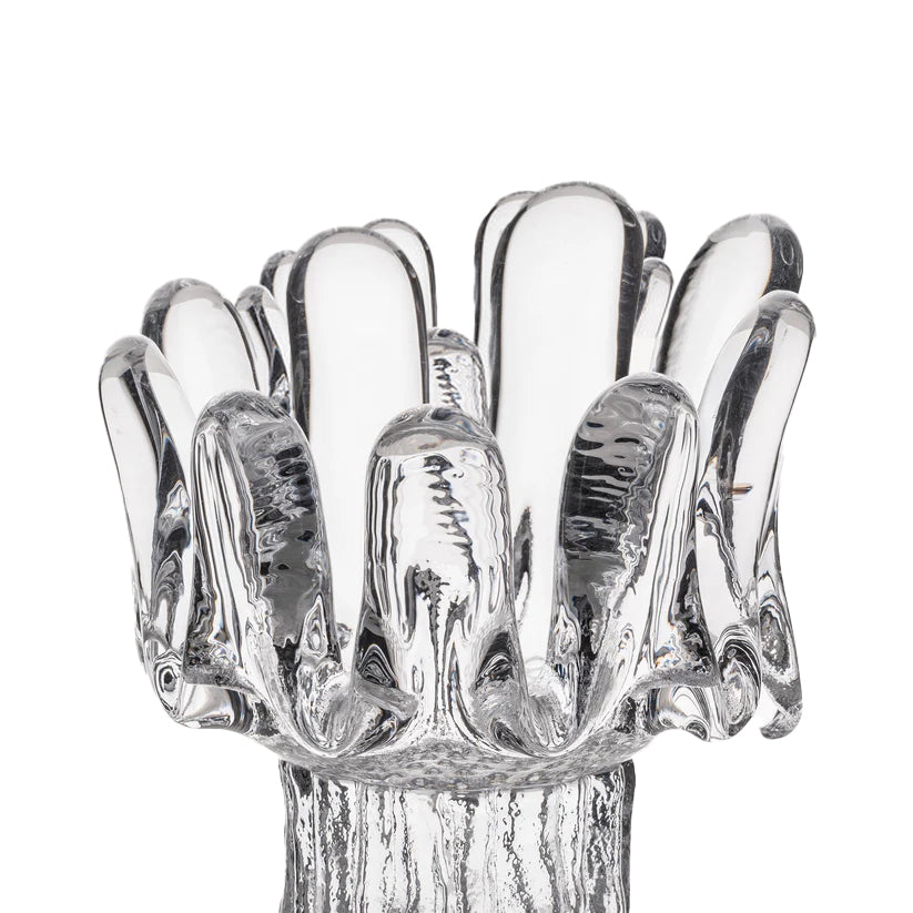 Sunflower Medium Votive, Clear