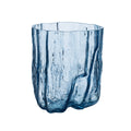 Kosta Boda Crackle Vase Circular Tall, Blue