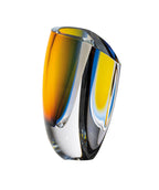 Kosta Boda Vase Extra Large, Mirage Blue/Amber