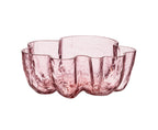 Kosta Boda Crackle Bowl, Pink