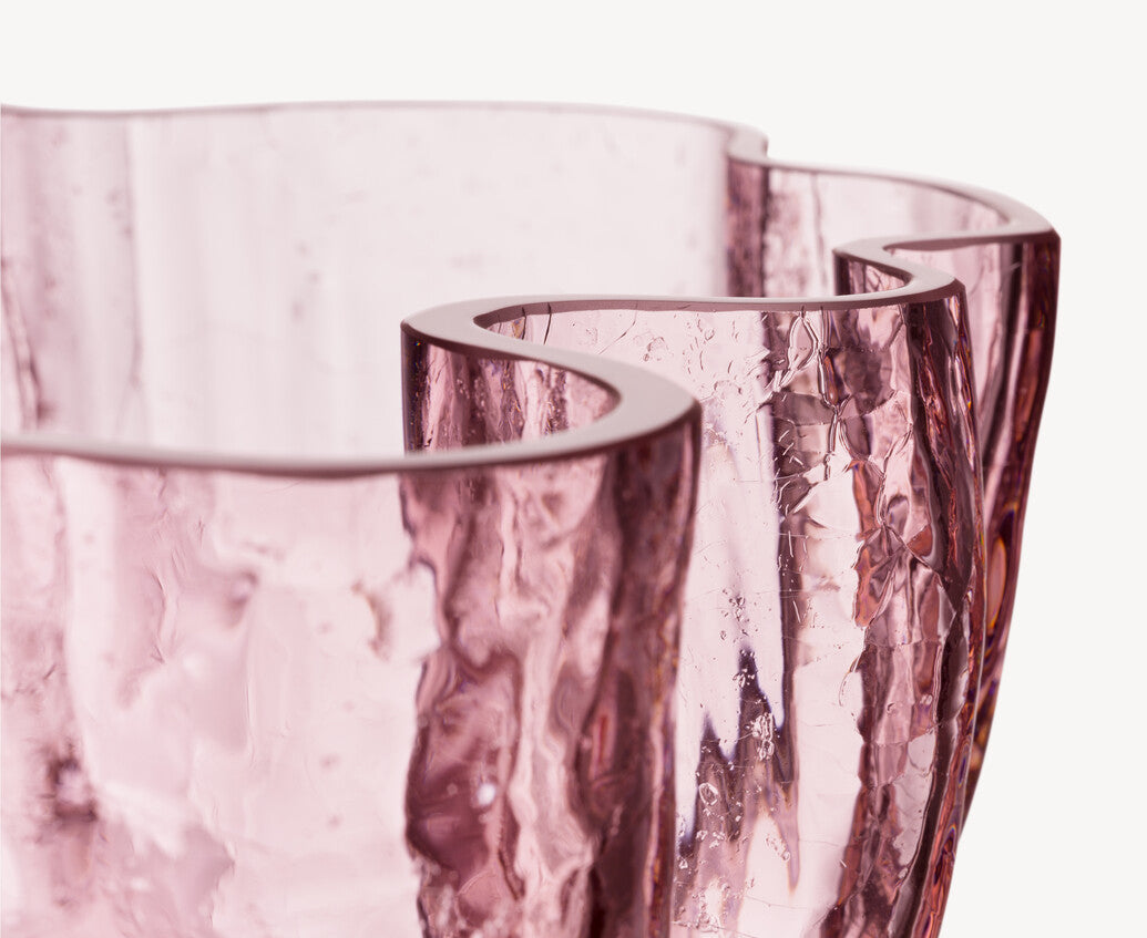 Crackle Bowl, Pink
