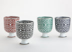 "Labirinto" Nero Cachepot Vase