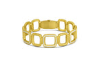 Cushion Link Diamond Bracelet in 18K Yellow Gold - Leigh Maxwell Jewelry