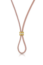 Leather Cord with Diamond Slider - All Colors - Leigh Maxwell Jewelry