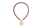 Thick Leather Marsala Cord