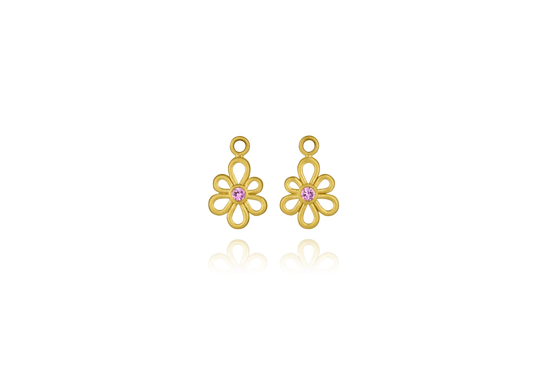 Flora Earring Charms - Purple Sapphire
