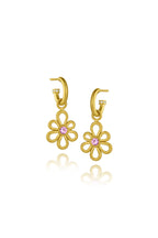 Flora Earring Charms - Purple Sapphire - Leigh Maxwell Jewelry