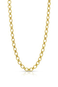 Handmade Chain with Diamond Toggle Necklace - Leigh Maxwell Jewelry