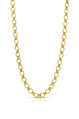 Handmade Chain with Diamond Toggle Necklace - Leigh Maxwell Jewelry