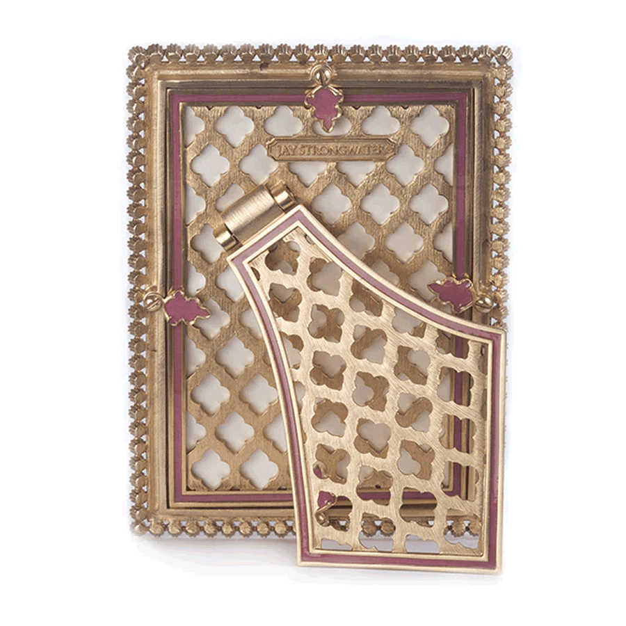 Lorraine Stone Edge 4" x 6" Frame - Rose