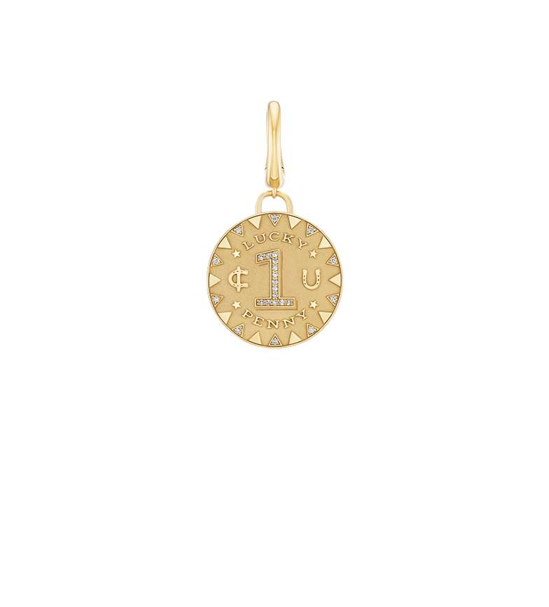 Lucky Penny Diamond Pendant
