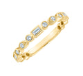 Stackable Diamond Ring in 14kt Yellow Gold