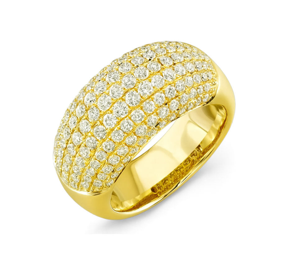 Louis Anthony Multi-Row Fashion Ring in 18K Yellow Gold