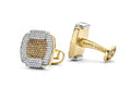 David Gotlib "Prado Presentation" Madison Diamond Cufflinks in 18kt Yellow & White Gold