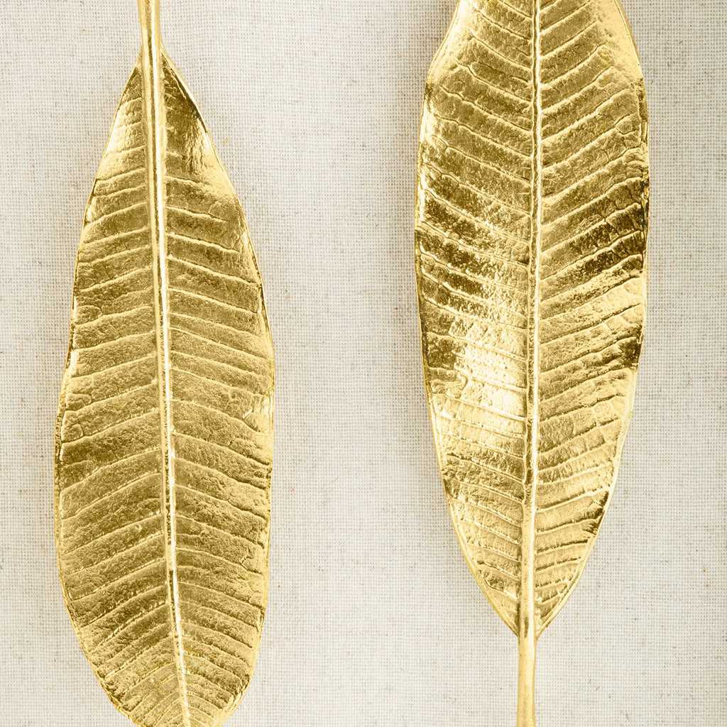 Champa Leaf Fabric Shadow Box