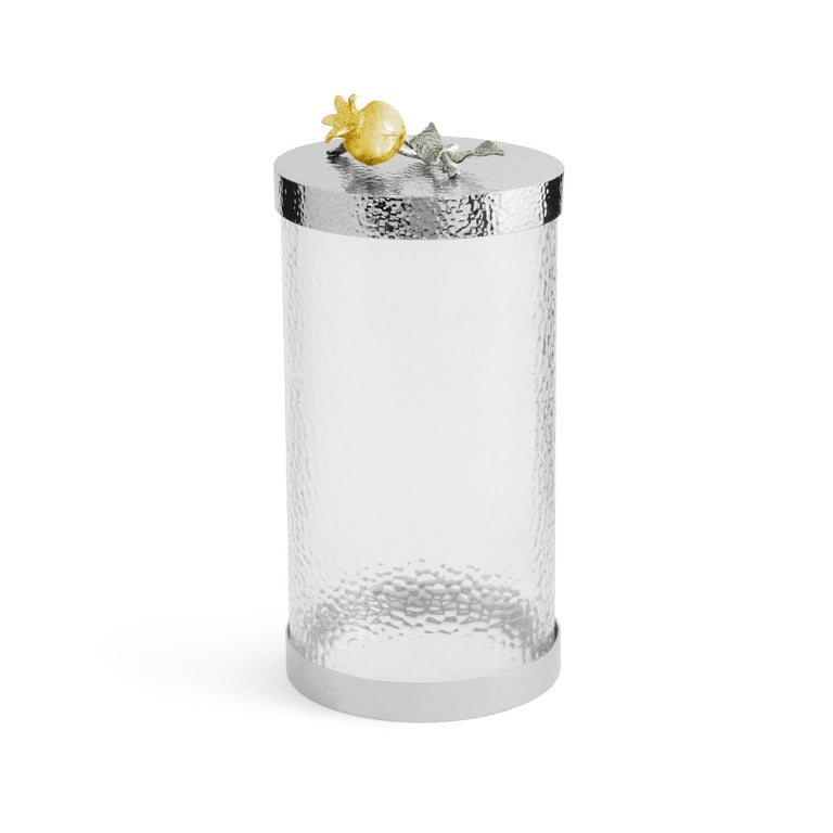 Michael Aram Pomegranate Silver & Gold Canister Large
