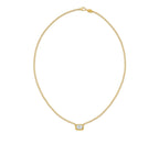 ASHOKA® Pendant Necklace with a Bezel-Set Diamond in 18kt Yellow Gold