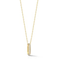 Walters Faith “Saxon” 18kt Yellow Gold All Diamond Pave Link Necklace