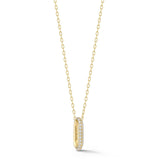 Walters Faith “Saxon” 18kt Yellow Gold All Diamond Pave Link Necklace
