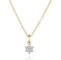Phillips House Micro Infinity Star of David 14kt Yellow Gold Necklace
