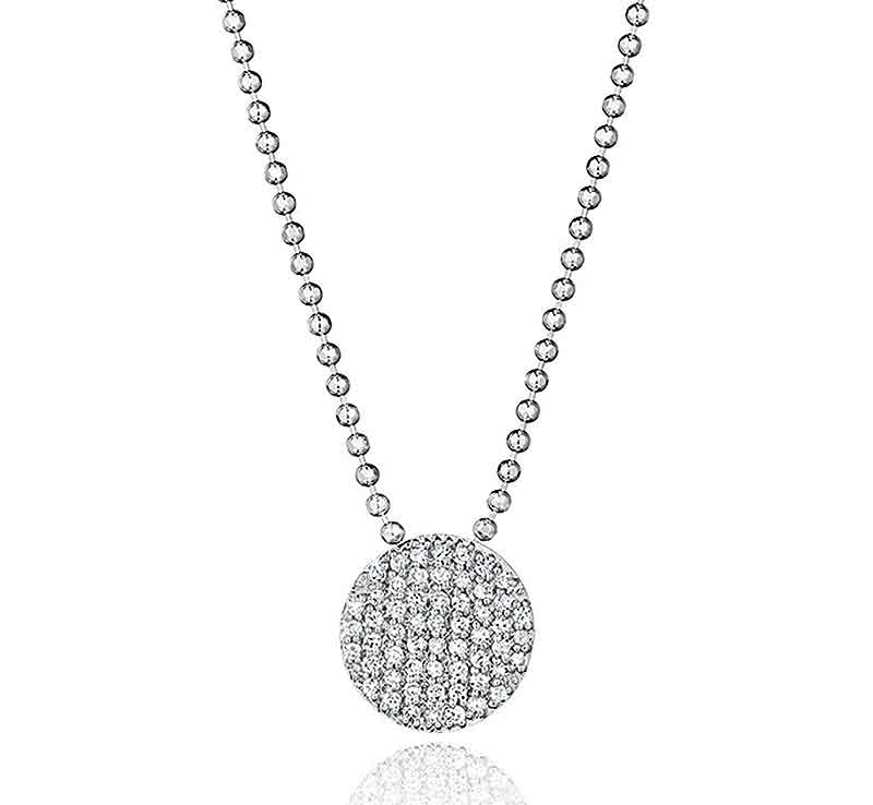 Phillips House "Affair" Infinity Mini 14kt White Gold Diamond Necklace