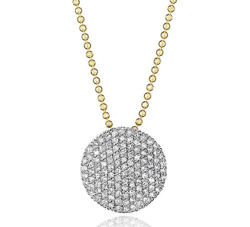 Phillips House "Affair" 14kt Yellow Gold Diamond Infinity Women's Necklace
