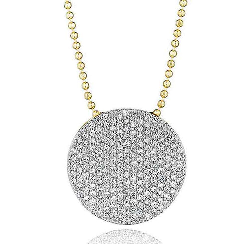 Phillips House "Affair" 14kt Yellow Gold Diamond Infinity Large Necklace