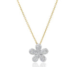 Phillips House "Affair" 14kt Yellow Gold Forget-Me-Not Large Necklace