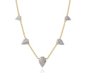 Phillips House Phillips House Diamond Deconstructed Graduated Station 14kt Yellow Gold Necklace
